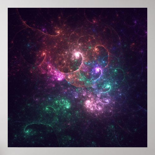 Abstract Art _ Spiral Galaxy Poster