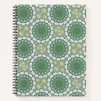 Abstract Art Spring Floral Modern Pattern Green