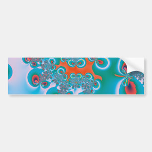 Abstract Art Spring Garden Bumper Sticker
