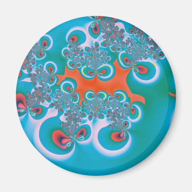 Abstract Art Spring Garden Magnet (Front)