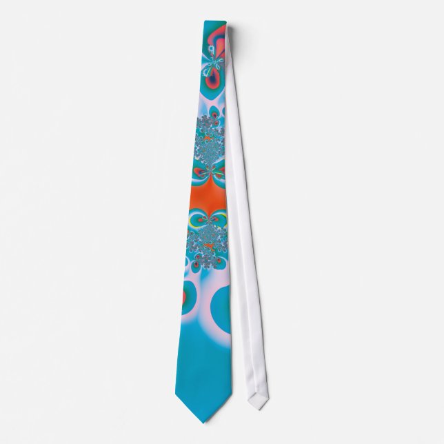 Abstract Art Spring Garden Neck Tie (Front)