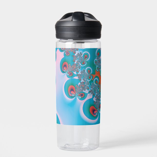 Abstract Art Spring Garden Water Bottle (Front)