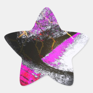 Abstract Art Star Sticker