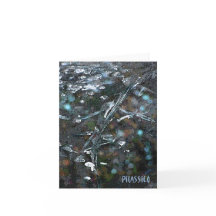 Abstract Art Subtle Colors Blank Note Card