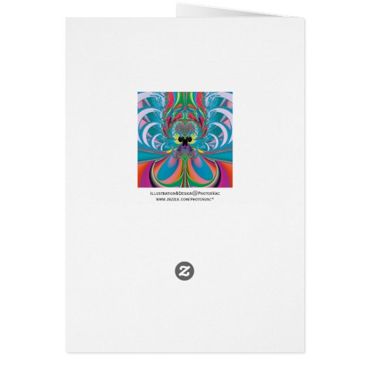 Abstract Art Summer Butterfly (Back)