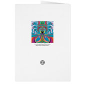 Abstract Art Summer Butterfly Cards (Back)