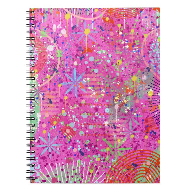 Abstract Art: Summertime Dreams Notebook (Front)