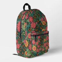 Abstract Art Sunflowers Butterflies Backpack