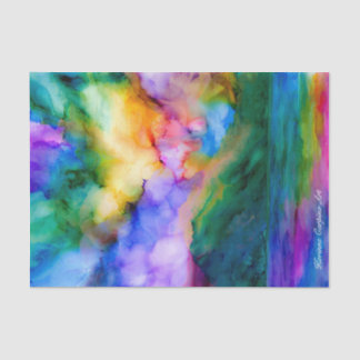 Abstract Art Sunrise Tissue Paper