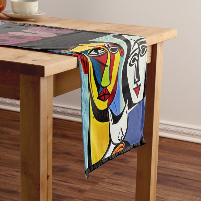 Abstract Art Table Runner (In Situ)