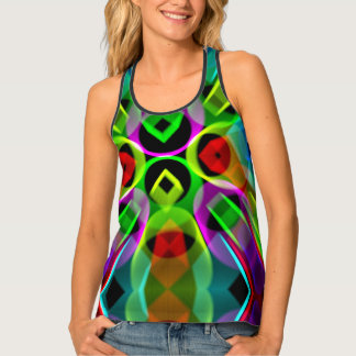 Abstract art tank top