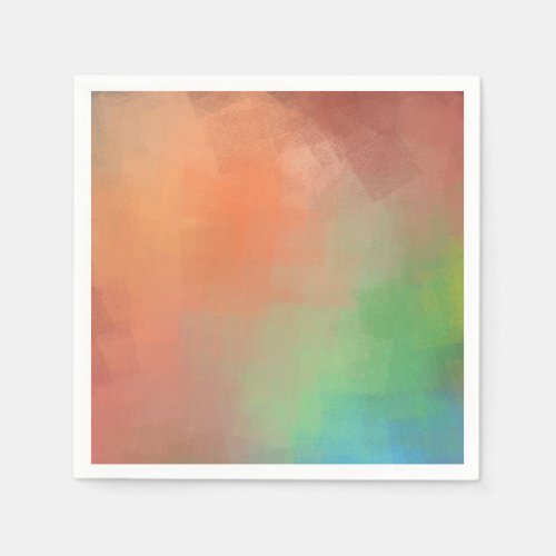 Abstract Art Template Elegant Modern Colorful Napkins