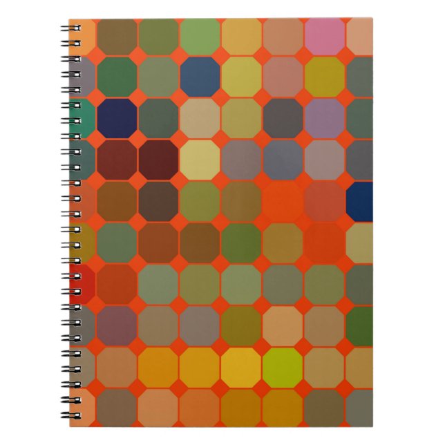 Abstract art texture. Colorful texture. Modern art Notebook (Front)