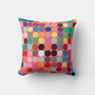 Abstract art texture. Colorful texture. Modern art Throw Pillow