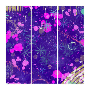 Abstract Art: the Creative Mind Triptych