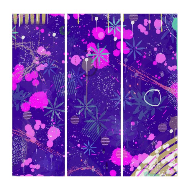 Abstract Art: the Creative Mind Triptych (Front)