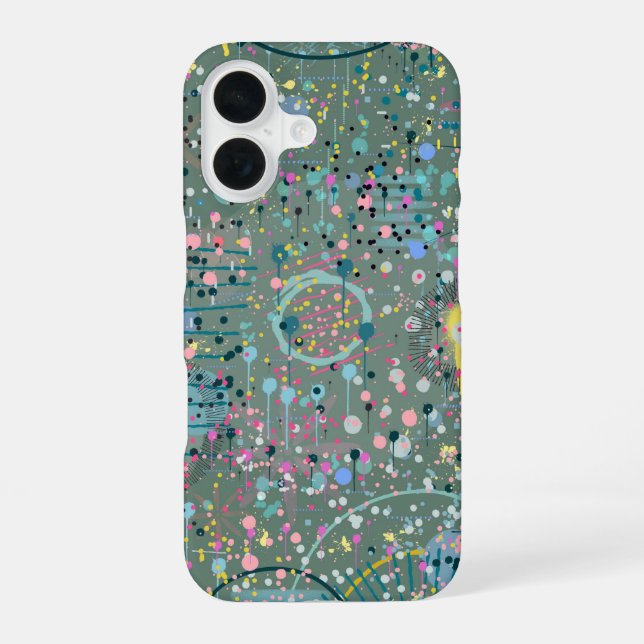 Abstract Art: Through the Meadow  iPhone Case (Back)
