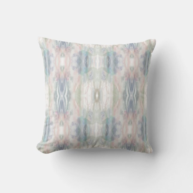 Abstract Art Throw Pillow (Front)