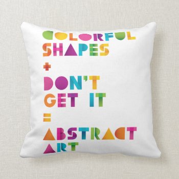 Abstract Art Throw Pillow by AuraEditions at Zazzle