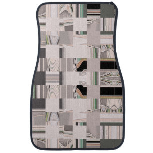 Abstract Art Tiled Car Floor Mat