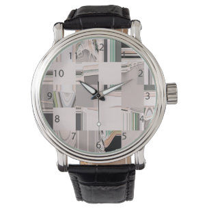 Abstract Art Tiled Watch