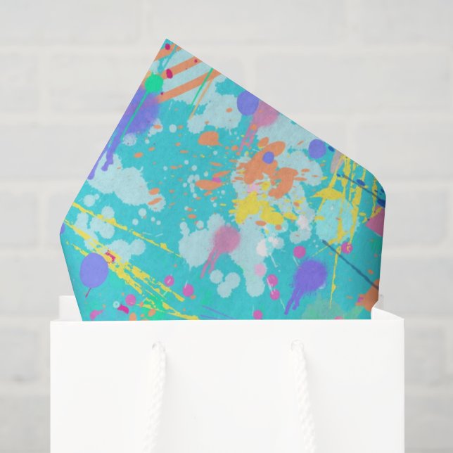 Abstract Art: Tiny Sea Creatures  Tissue Paper (Gift Bag)
