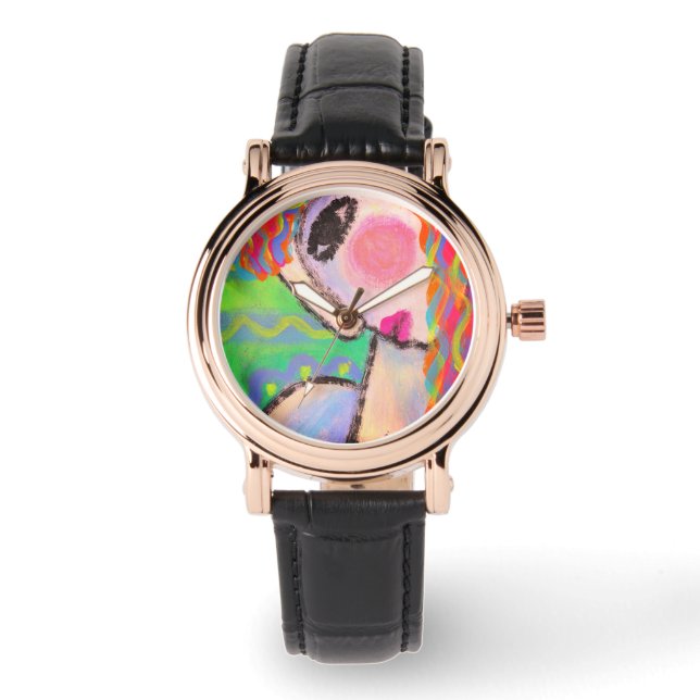 Abstract Art to Wear Watch (Front)