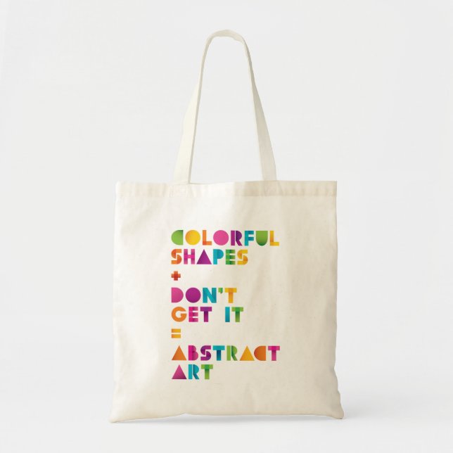 Abstract Art Tote Bag (Front)
