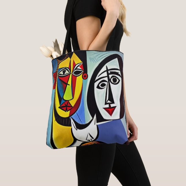 Abstract Art Tote Bag (Close Up)