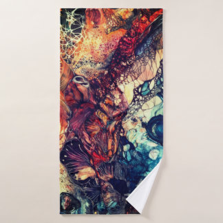 Abstract art towel