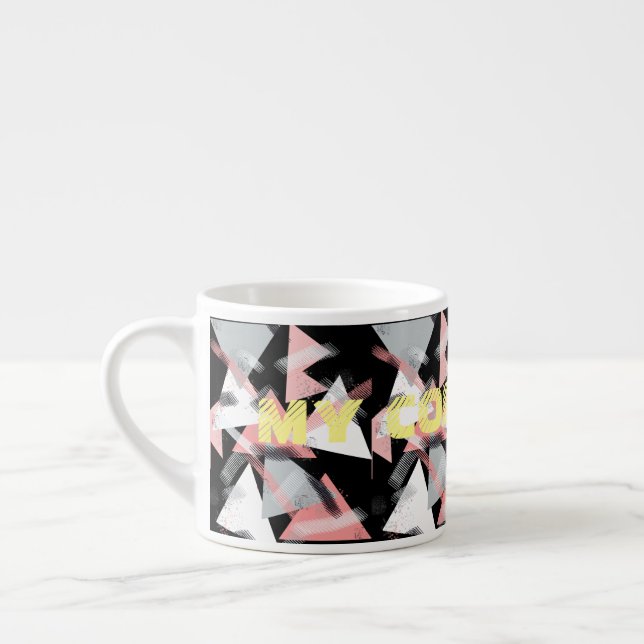 Abstract Art Triangle Pyramid My Coffee Mug (Left)
