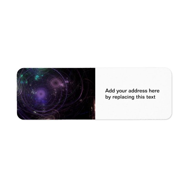 Abstract Art Universe Label (Front)
