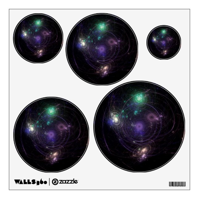 Abstract Art Universe Wall Decal (Front)