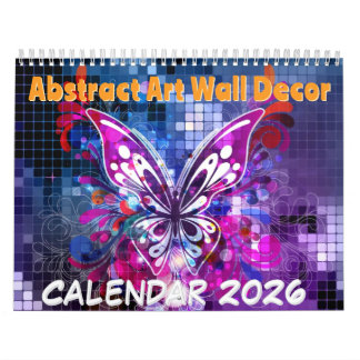 Abstract Art Wall Decor - 2026 Calendar