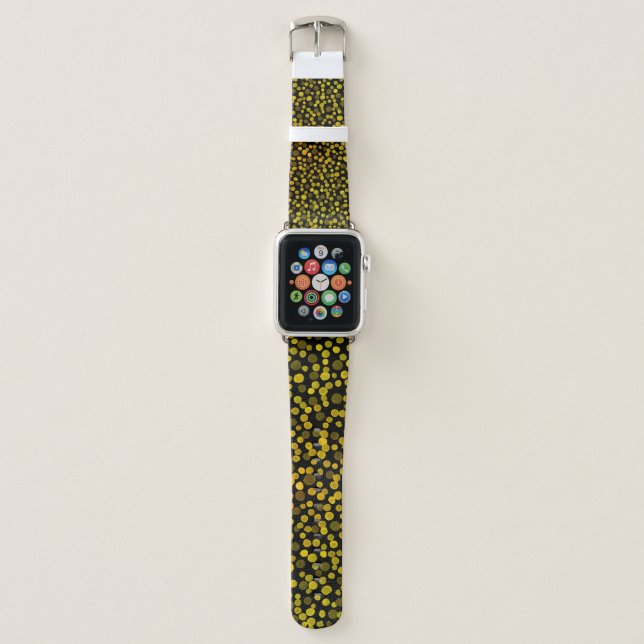 Abstract Art: Watercolor Creative Spots. Apple Watch Band (Front)