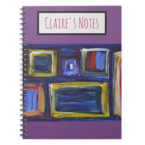 Abstract Art Windows Journal Note Book Diary