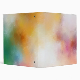 Abstract Art Work Trendy Elegant Modern Template 3 Ring Binder