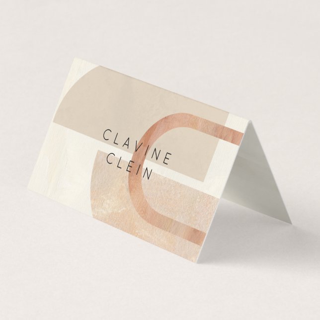 Abstract Artist Art Atelier Artisan Creative Busin Business Card (Front)