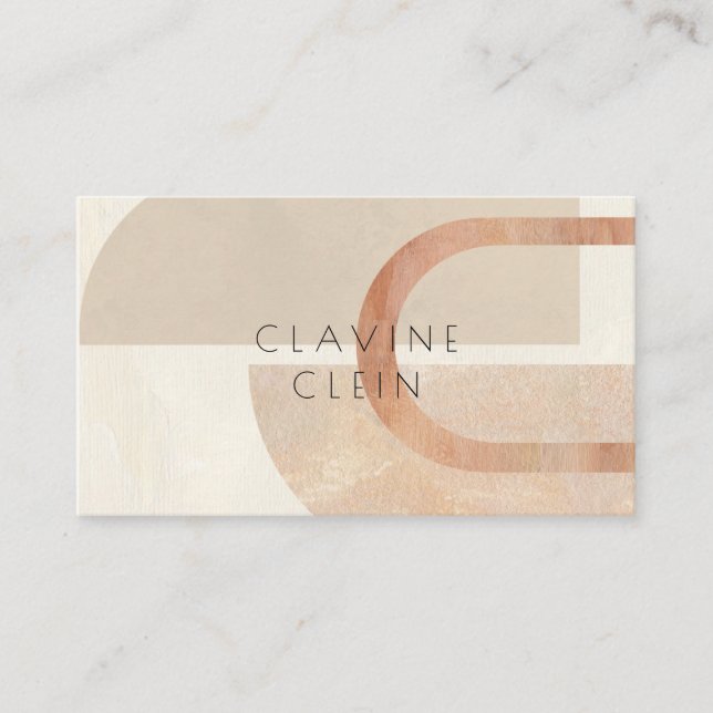 Abstract Artist Art Atelier Artisan Creative Busin Business Card (Front)