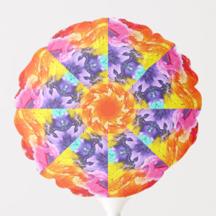 Abstract Artist Paint Colorful Kaleidoscope Balloon