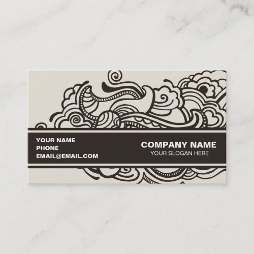 Abstract artistic design business cards