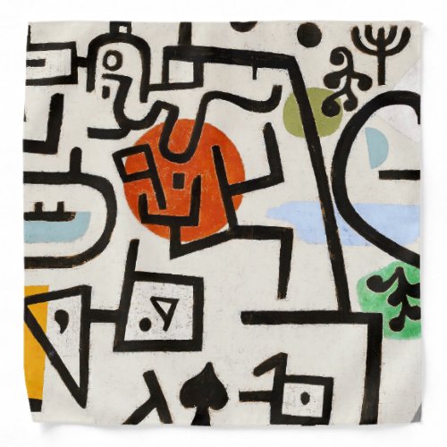 Abstract Artistic Fusion The Cubist Marvel Bandana