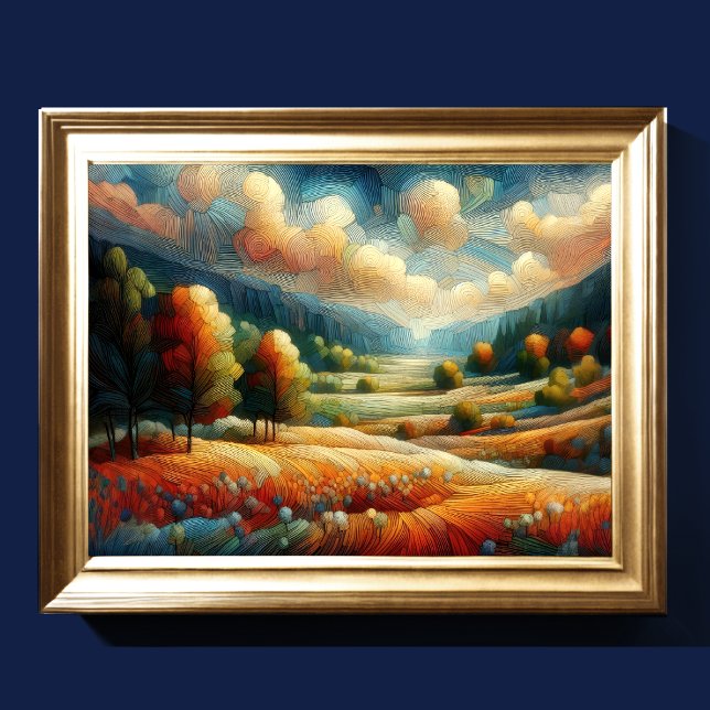 Abstract Artistic Landscape Poster (Creator Uploaded)