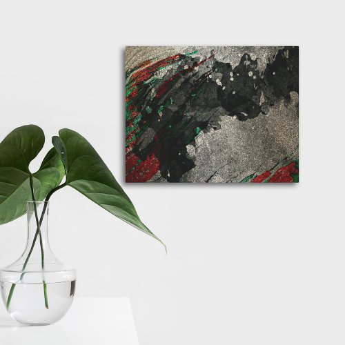 Abstract Artistic Modern Glam Faux Gold Glittery Canvas Print