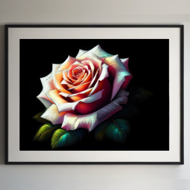 Abstract Artistic Pink Rose Poster (Creator Uploaded)