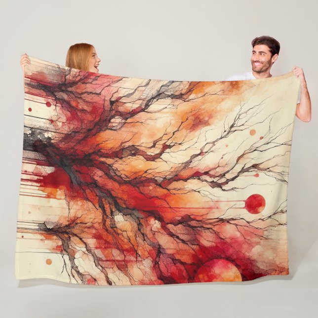 Abstract Artwork 13 -  Fleece Blanket (In Situ)