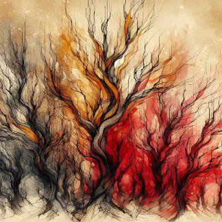 Abstract Artwork 15 - 12' x 9' Indoor Area Rug