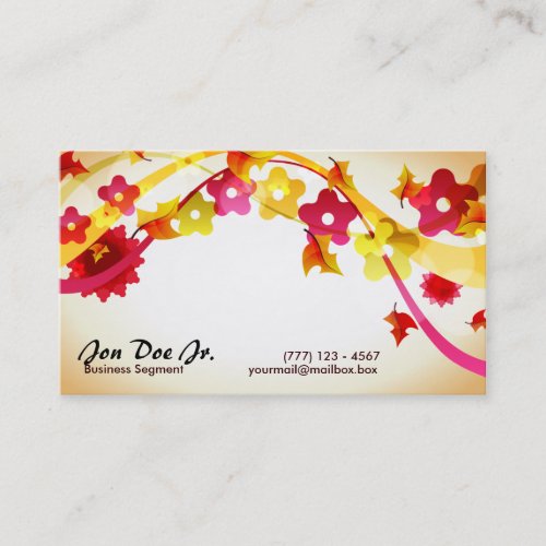 Abstract artwork business card
