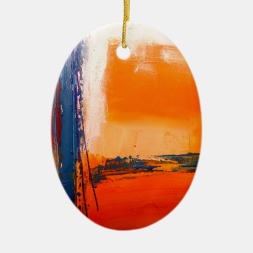 Abstract Artwork Ceramic Ornament