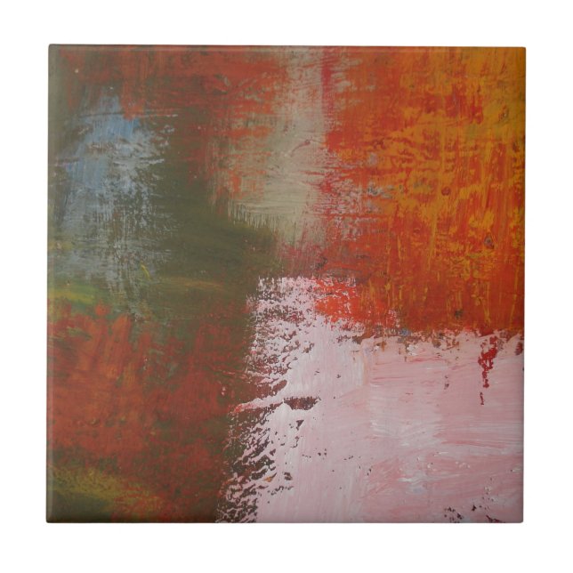 Abstract Artwork Ceramic Tile (Front)